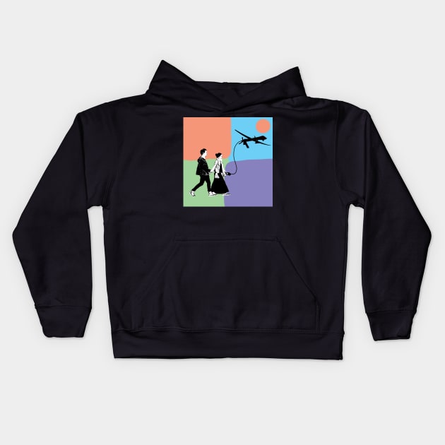 WALKING THE DRONE Kids Hoodie by Kawaii Punk XXX